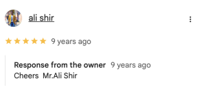 Motion2frame_Google_Reviews_Mr_Ali_Shirkhani